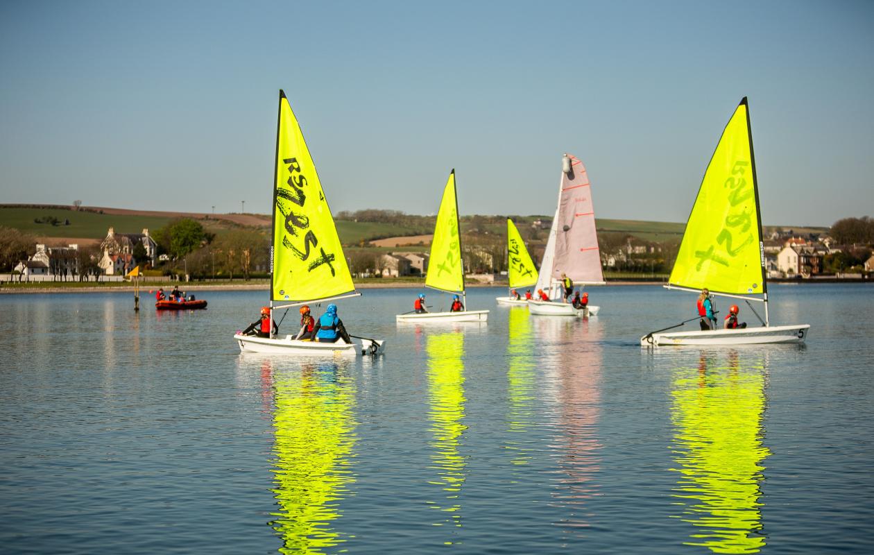 Kids Club sailing on Loch Ryan